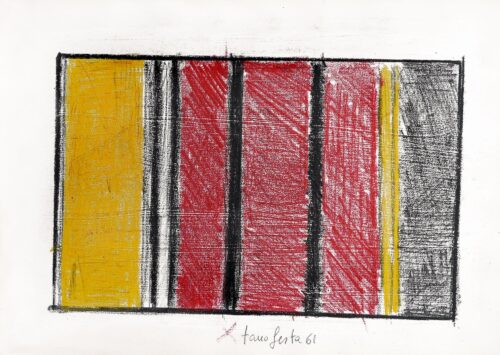 1961<br>tempera e pastelli su carta<br>cm 24x34