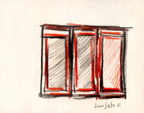 1961<br> pastelli su carta<br>cm 24x34