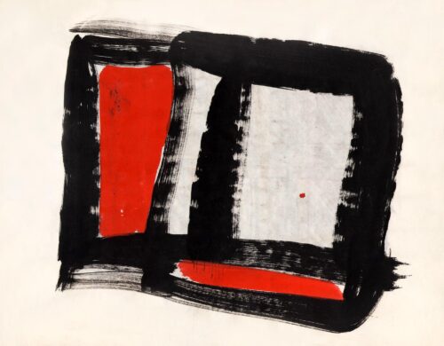 1961<br> tempera su carta<br>cm 22x28