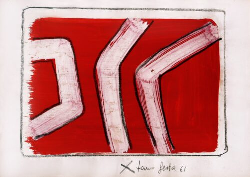 1961<br> tempera su carta<br>cm 24x34