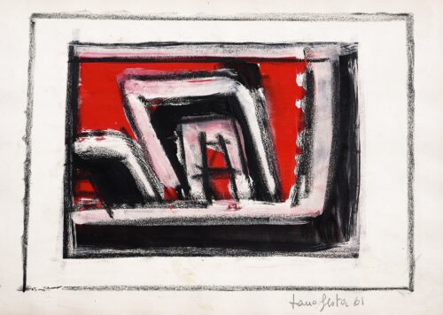 1961<br>tempera e pastelli su carta<br>cm 24x34