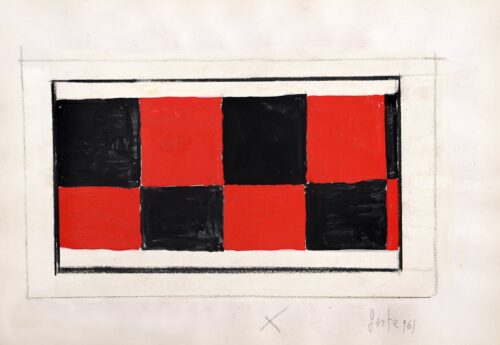 1961<br>tempera su carta<br>cm 24x34