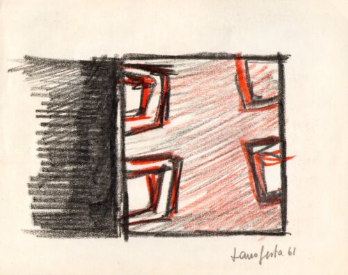 1961<br>pastelli su carta<br>cm 22x28