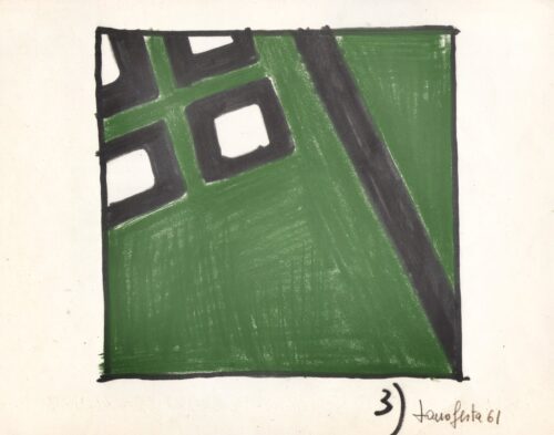 1961<br>pennarello e pastelli su carta<br>cm 22x28