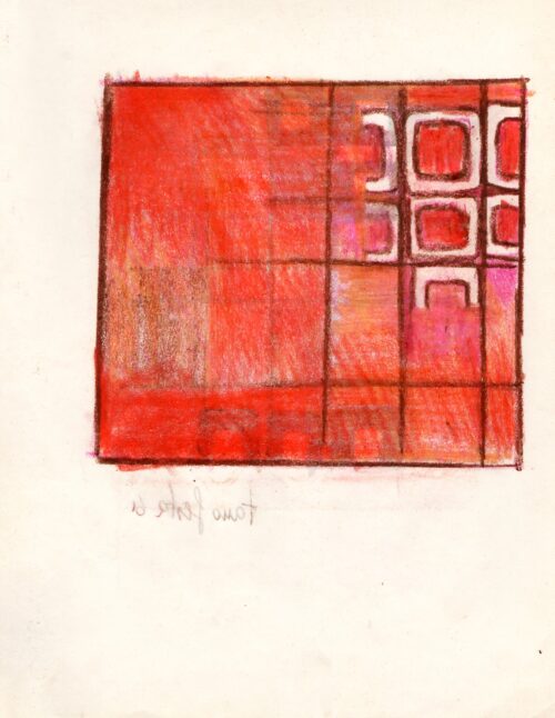 1961<br> pastelli su carta<br>cm 28x22