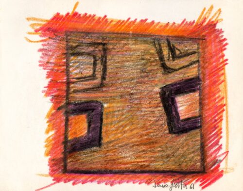 1961<br>pastelli su carta<br>cm 22x28