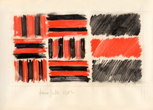 1962<br>grafite e pastelli acquarellati su carta<br>cm 23x33