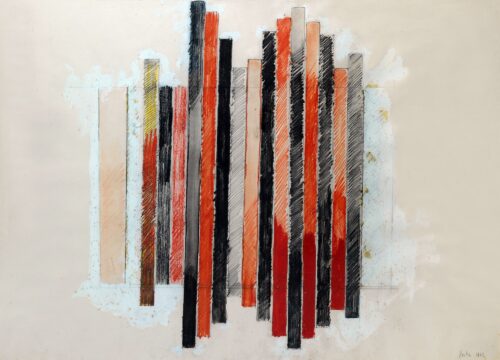 1962<br>tecnica mista su carta<br>cm 70x100