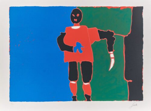 1980<br>Litografia a colori<br>Edizioni Graphis Arte, Livorno<br>cm 70x100