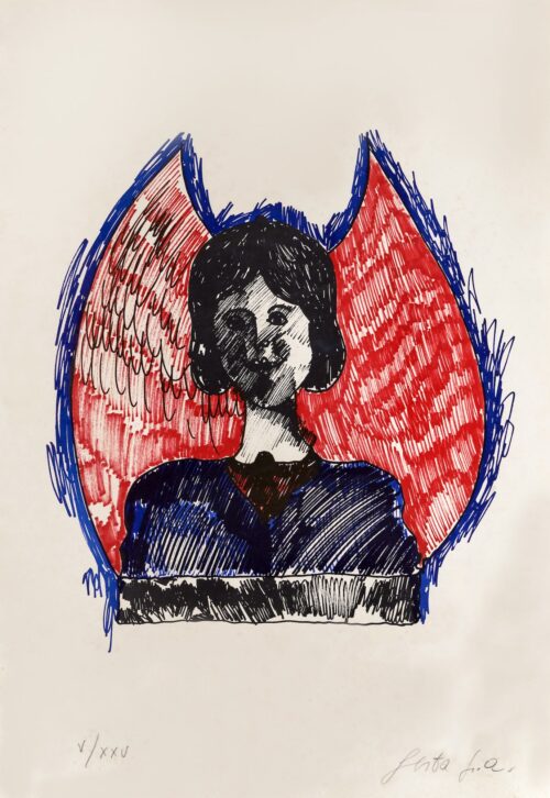 1980<br>Litografia a colori,V/XXV <br> cm 100x70