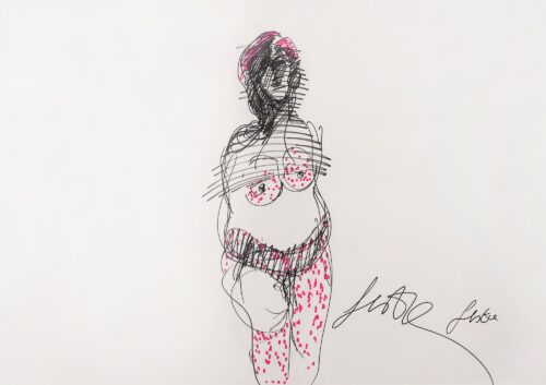 1980 (n.d.)<br>pennarelli su carta<br>cm 70x100