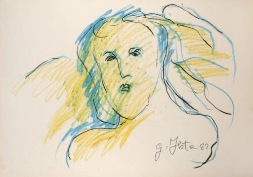 1982<br>pastelli su carta<br>cm 50x70