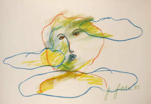 1982<br>pastelli su carta<br>cm 50x70