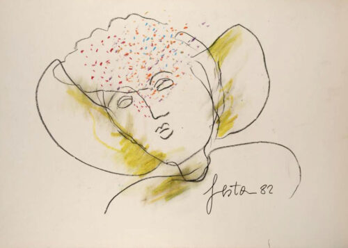 1982<br>pastelli su carta<br>cm 50x70