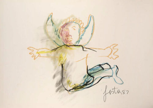 1982<br>pastelli su carta<br>cm 50x70