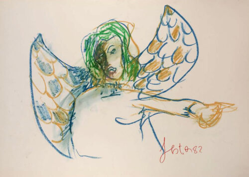 1982<br>pastelli su carta<br>cm 50x70