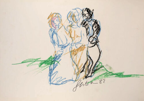 1982<br>pastelli su carta<br>cm 50x70