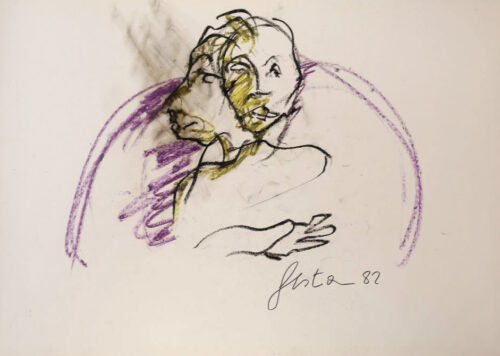 1982<br>pastelli su carta<br>cm 50x70