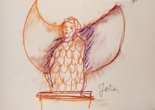 1982<br>pastelli su carta<br>cm 50x70