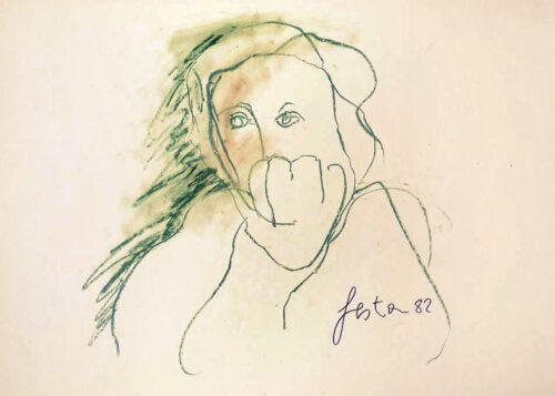 1982<br>pastelli su carta<br>cm 50x70