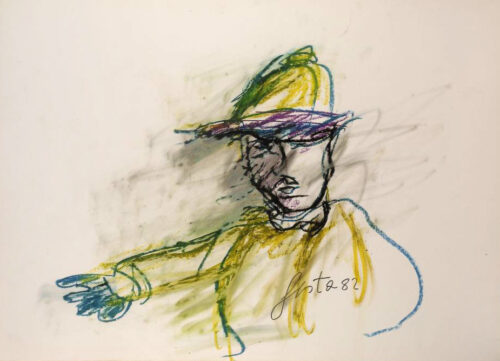 1982<br>pastelli su carta<br>cm 50x70