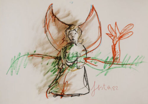 1982<br>pastelli su carta<br>cm 50x70