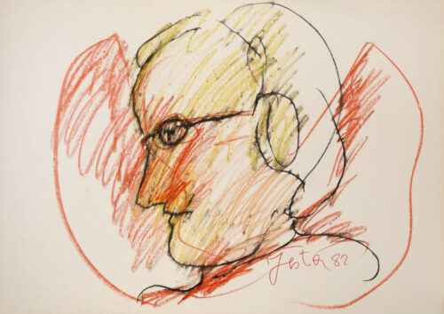 1982<br>pastelli su carta<br>cm 50x70