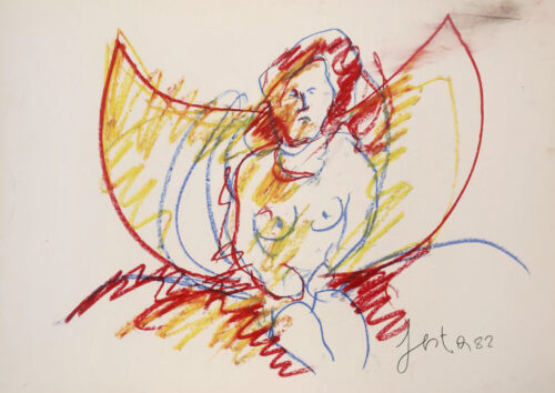 1982<br>pastelli su carta<br>cm 50x70