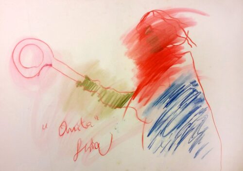 1982<br>Anita Festa<br>pastelli acquarellati su carta<br>cm 50x70