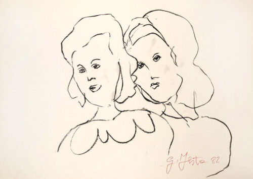 1982<br>pastelli su carta<br>cm 50x70