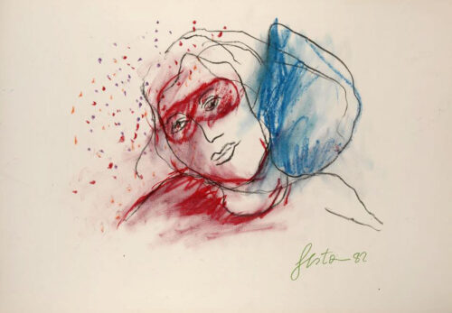 1982<br>pastelli su carta<br>cm 50x70