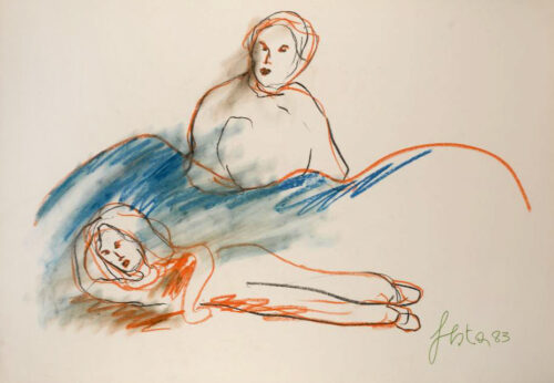 1983<br>pastelli su carta<br>cm 50x70