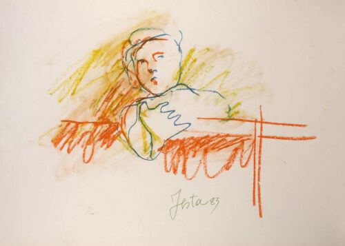 1983<br>pastelli su carta<br>cm 50x70