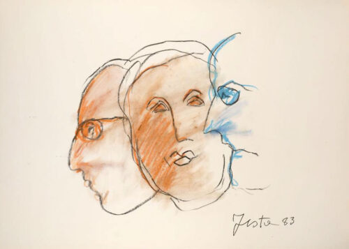 1983<br>pastelli su carta<br>cm 50x70