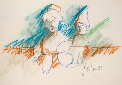 1983<br>pastelli su carta<br>cm 50x70