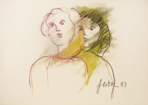 1983<br>pastelli su carta<br>cm 50x70