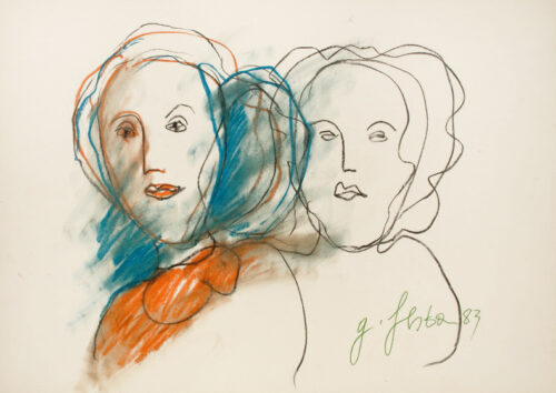 1983<br>pastelli su carta<br>cm 50x70