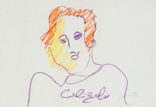 1983<br>Caligola<br>pastelli su carta<br>cm 50x70