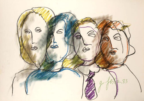 1983<br>pastelli su carta<br>cm 50x70