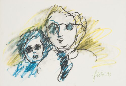 1983<br>pastelli su carta<br>cm 50x70