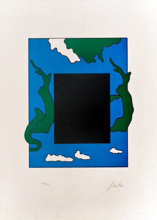 1969<br>Litografia a colori, 116/150 <br> cm 100x70