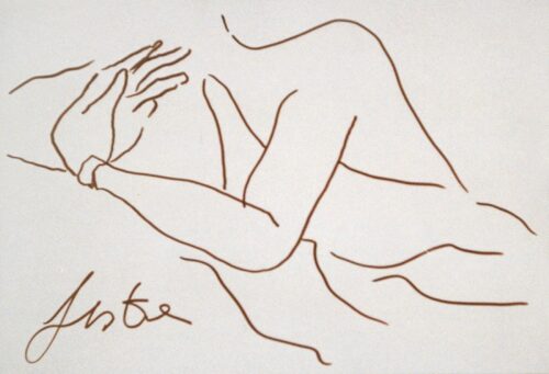 1975 (n.d.)<br>pennarelli su carta<br>cm 20x30