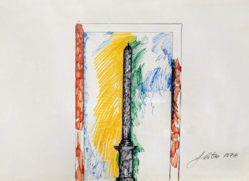 1978<br>pennarelli su carta<br> cm 70x100