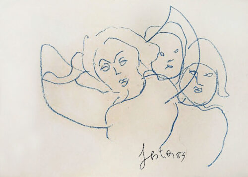 1983<br>pastelli su carta<br>cm 50x70