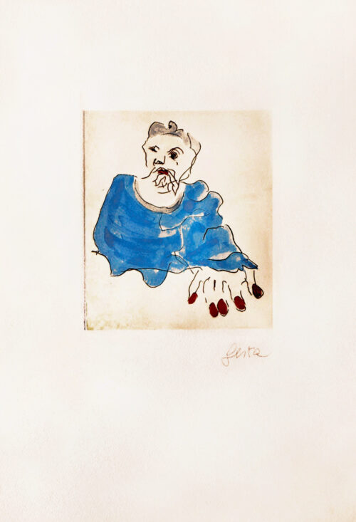 1985<br>pennarello e tempera su carta<br>cm 35x50